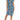 LVP Button Front Dolman Sleeve Dress - Patchwork Floral Front View