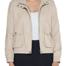 LVP Utility Zip Up Jacket - Dusty Tan Front View
