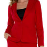 Liverpool Fitted Blazer - Tango Red Front View