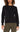 Liverpool Long Sleeve Crew Neck Raglan Sweater - Black Front View