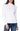 Liverpool Long Sleeve Mock Neck - White Front View