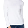 Liverpool Long Sleeve Mock Neck - White Front View