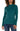 Liverpool Long Sleeve Mock Neck Cable Sweater - Malachite Front View