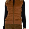 Liverpool Quilted Vest - Turmeric Front View
 