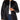 Liverpool Seamed Shacket - Black Chevron Front View