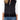 Liverpool Sleeveless Quilted Front Zip Sweater Vest - Black Front View