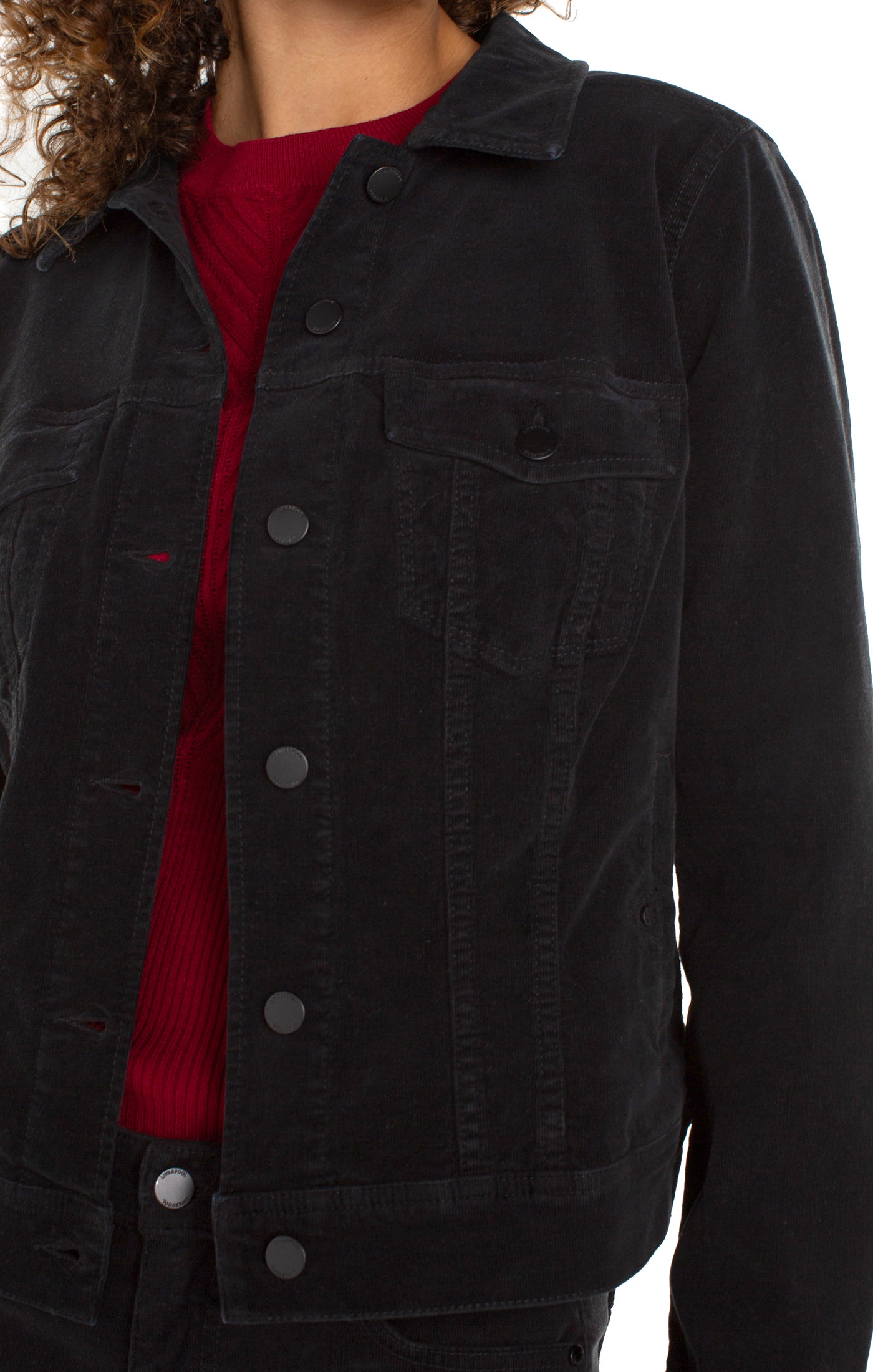 Liverpool Classic Jacket - Onyx Close Up View